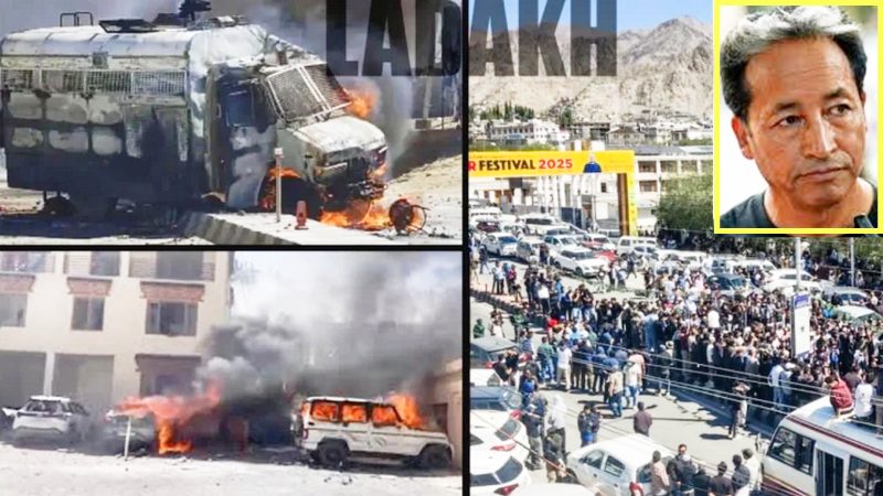 लेह हिंसा मामला : 26 प्रदर्शनकारी रिहा, 4 मौतों के मामले में जांच के आदेश ; सोनम वांगचुक की पत्नी ने राष्ट्रपति को लिखा