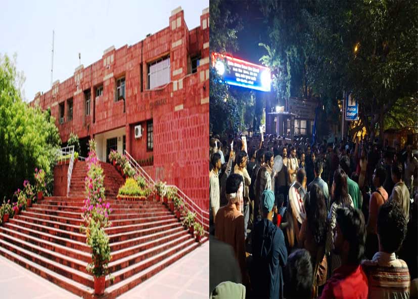 जेएनयू में छात्रों के खिलाफ दिल्ली पुलिस का मामला, 6 स्टूडेंट के खिलाफ केस दर्ज