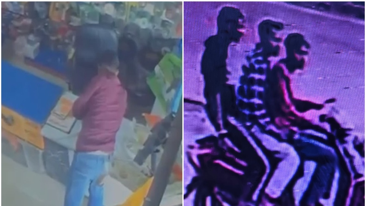 महिला कर्मचारी को बातों में उलझा कर काउंटर से चुराए 35 हजार: तीन युवकों ने वारदात को दिया अंजाम, चोरों की करतूत CCTV में कैद 