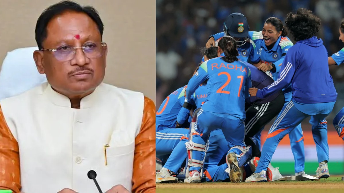 भारत की बेटियों ने रचा इतिहास: महिला क्रिकेट टीम विश्वकप के फाइनल में पहुंची, मुख्यमंत्री विष्णुदेव साय ने दी बधाई
