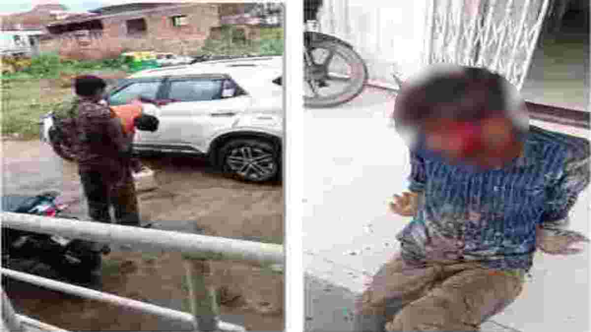 खाकी की संवेदनहीनताः मारपीट में घायल युवक तड़पता रहा थाने के बाहर, पुलिस घायल के भाई से धुलवाती रही  कार