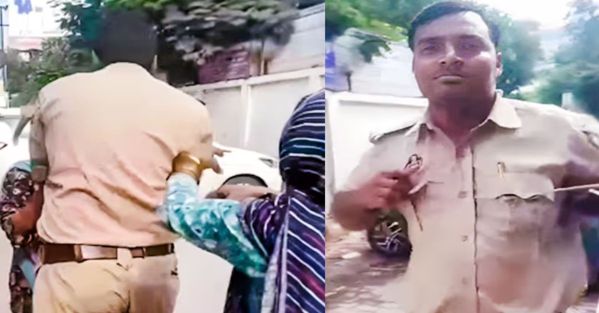 हां भई उतर गया आशिकी का भूत! महिला के साथ पुलिस वाले ने की छेड़खानी, पीछा कर मांगा नंबर, फिर जो हुआ… VIDEO वायरल