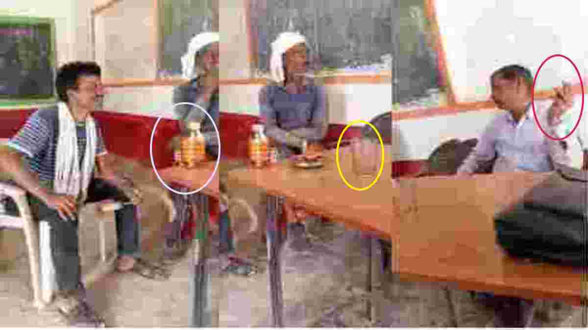 शिक्षा का मंदिर बना मयखानाः प्रधानाध्यापक और ग्रामीण स्कूल में शराब के साथ दिखे, वीडियो वायरल