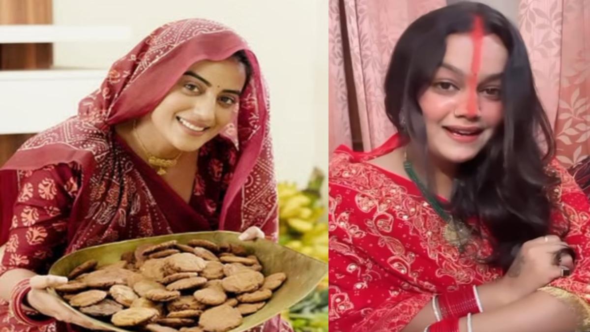 Akshara Singh ने शेयर कियाा छठ पर्व की फोटोज, एक्ट्रेस Shristi Pathak ने गाया गाना …