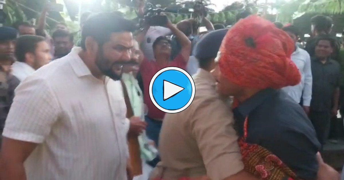 ‘मुंह तोड़ दूंगा तेरा’, बीजेपी नेता की दबंगई, केंद्रीय मंत्री के कार्यक्रम में सुरक्षाकर्मी से किया विवाद, VIDEO वायरल