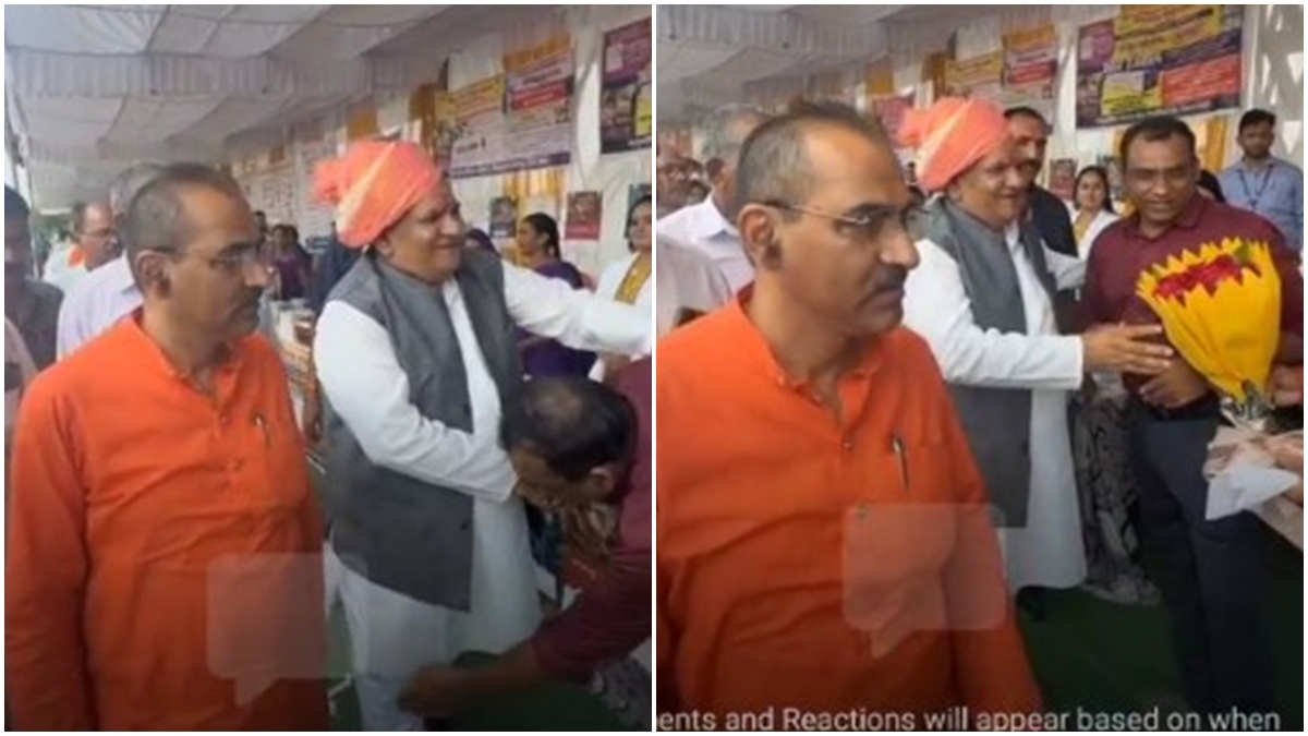 राजस्व मंत्री के पैरों में सीएमएचओ… स्वास्थ्य शिविर में पैर छूकर लिया आशीर्वाद , Video वायरल