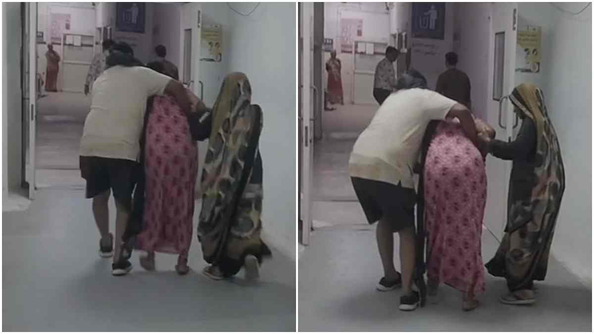 दर्द से तड़पती रही गर्भवती: अस्पताल में नहीं मिला स्ट्रेचर, कंधे से सहारा देकर मेन गेट से अंदर पहुंचे परिजन    
