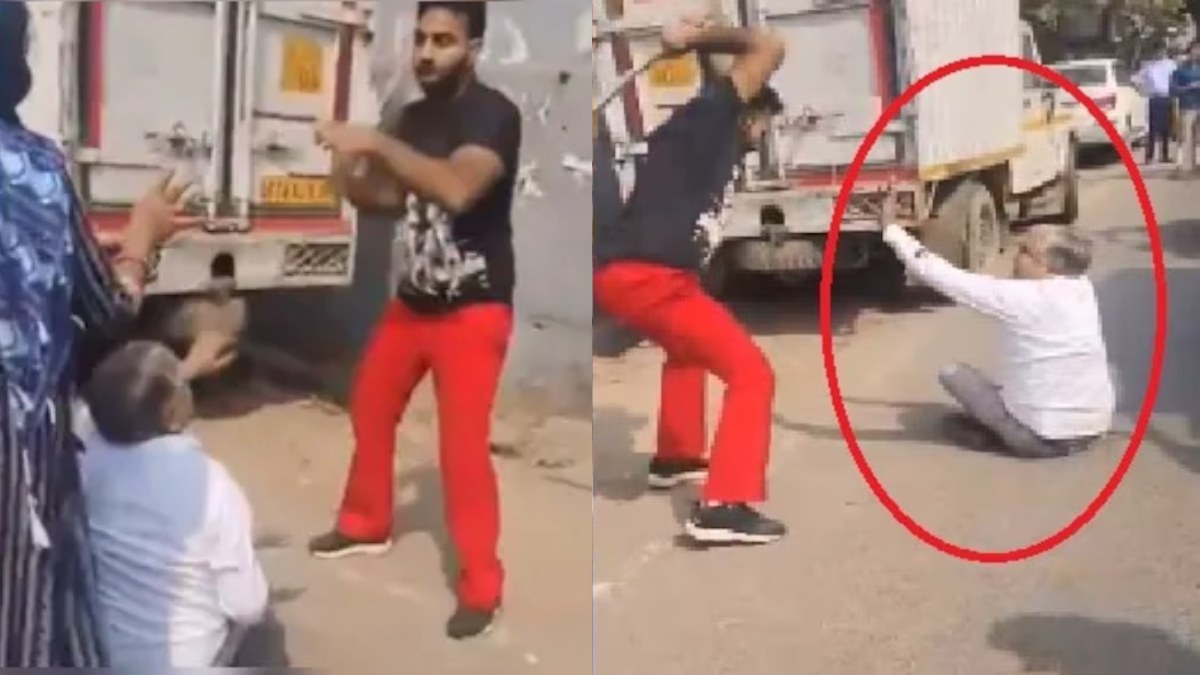 दिल्ली में युवक की दबंगई, बुजुर्ग को कार से निकालकर रॉड से बीच सड़क पर तबतक पीटा, जबतक दोनों पैर टूट नहीं गए, देखें हैवानियत वाला ये वीडियो
