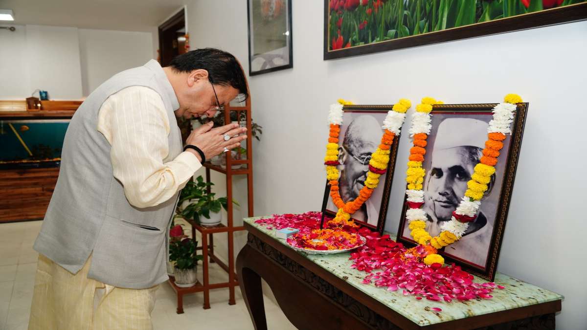 CM धामी ने राष्ट्रपिता और शास्त्री जी की जयंती पर दी श्रद्धांजलि, जानिए लोगों से क्या किया आह्वान…