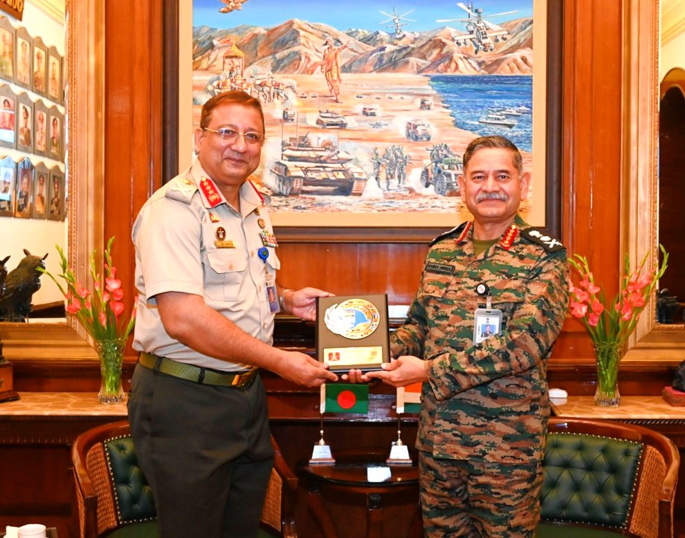 बांग्लादेश सेना के ले.जनरल रहमान ने की आर्मी चीफ उपेंद्र द्विवेदी से मुलाकात ; जानें पूरा मामला