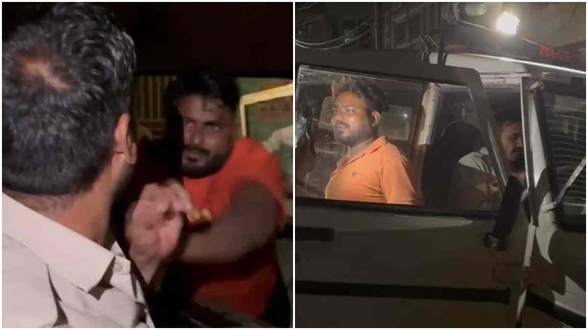 आरक्षक के साथ की मारपीट: वीडियो वायरल होने के बाद आरोपी गिरफ्तार, पुलिस ने निकाला जुलूस  