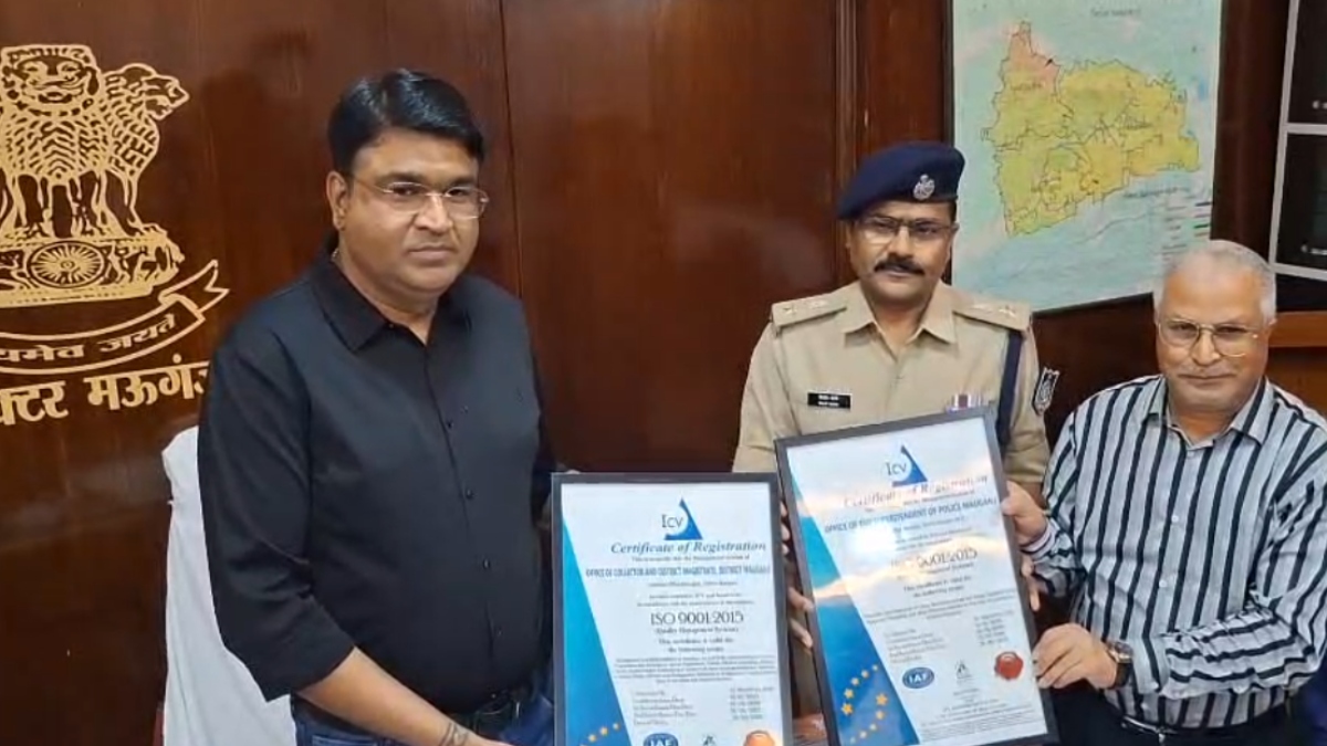 मऊगंज को एक साथ मिली दो बड़ी उपलब्धियां,  कलेक्ट्रेट और एसपी कार्यालय दोनों को मिला ISO प्रमाण पत्र