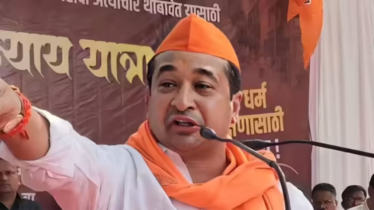 ‘ये तेरे अब्बा का पाकिस्तान नहीं है’, गरबा में अंडा फेंकने पर भड़के महाराष्ट्र के मंत्री नितेश राणे
