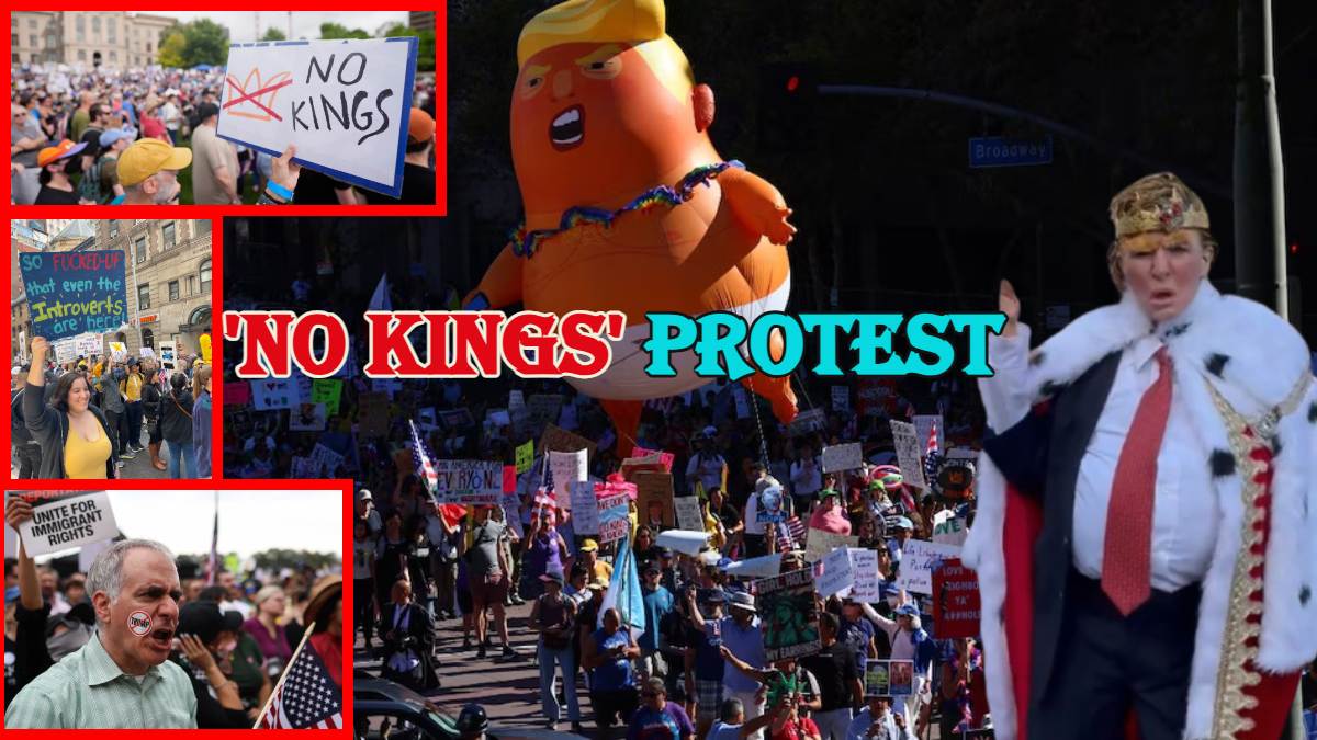 ‘No Kings’ Protest: वॉशिंगटन से लंदन तक डोनाल्ड ट्रंप की नीतियों का विरोध, लाखों लोग सड़कों पर उतरे, Watch Video