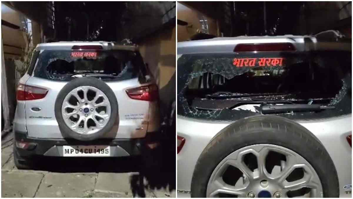 मछली गैंग से प्रताड़ित राजेश तिवारी की गाड़ी में तोड़फोड़: हमले में वाहन के कांच टूटे, पीड़ित किडनैपिंग और मारपीट का पहले भी लगा चुका आरोप   