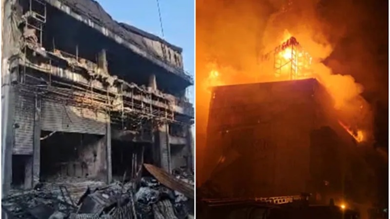 Rajasthan News: जोधपुर में पेंट शॉप में भीषण आग, 8 घंटे तक ब्लास्ट, एयरफोर्स की दमकल भी मदद को आई