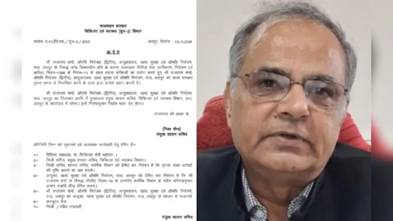 Rajasthan News: खांसी की दवा से मौतों का मामला, ड्रग कंट्रोलर राजाराम शर्मा निलंबित