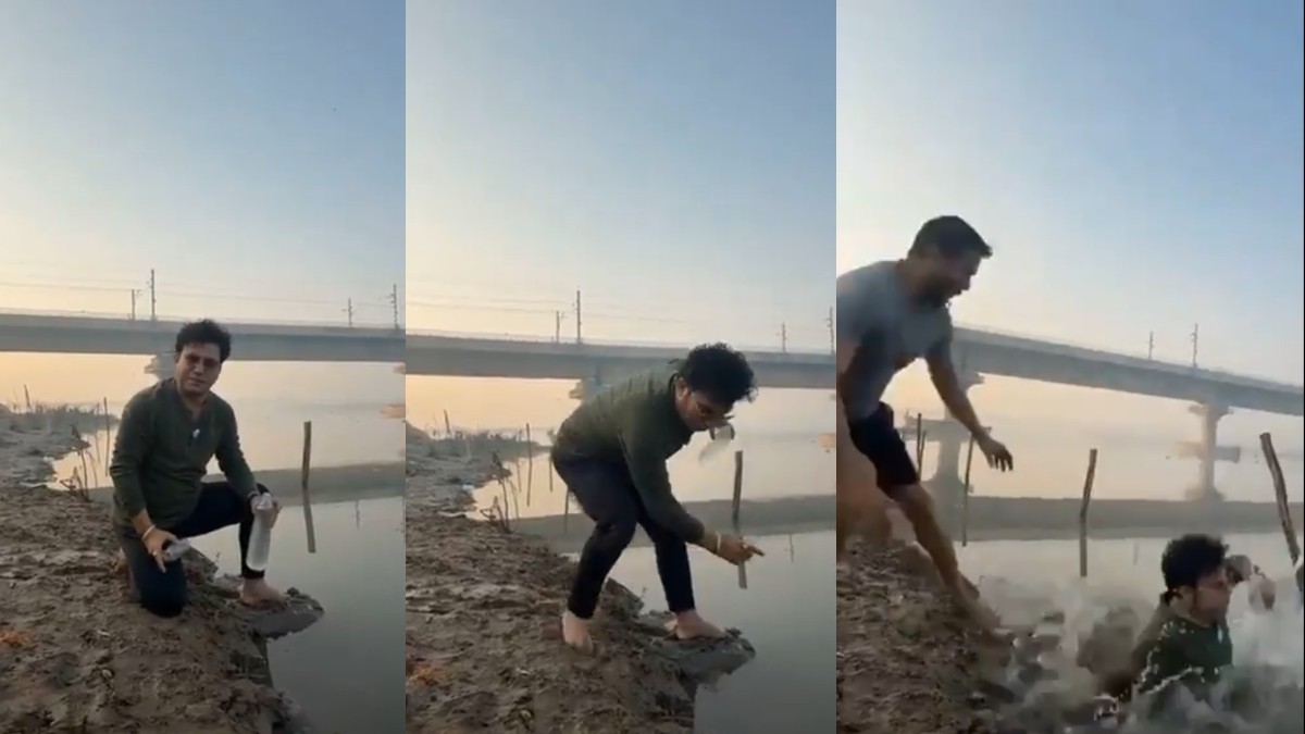 ‘मां यमुना बहुत नाराज है…,’ सौरभ भारद्वाज को चुनौती देते हुए Yamuna River में फिसल गए BJP विधायक रवि नेगी, AAP विधायक ने कसा तंज, देखें वीडियो