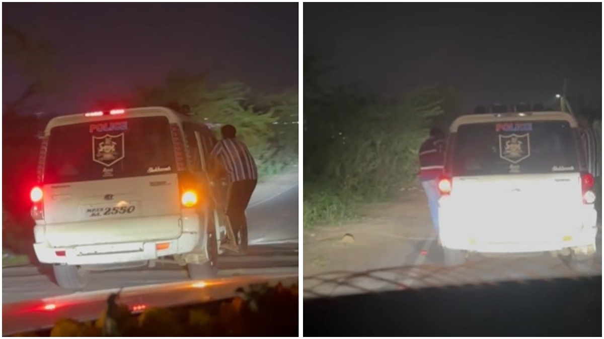 ‘पुलिस’ लिखी स्कॉर्पियो पर युवकों का स्टंट: स्टंटबाजी का Video वायरल होते ही मचा हड़कंप, जांच में जुटी पुलिस 