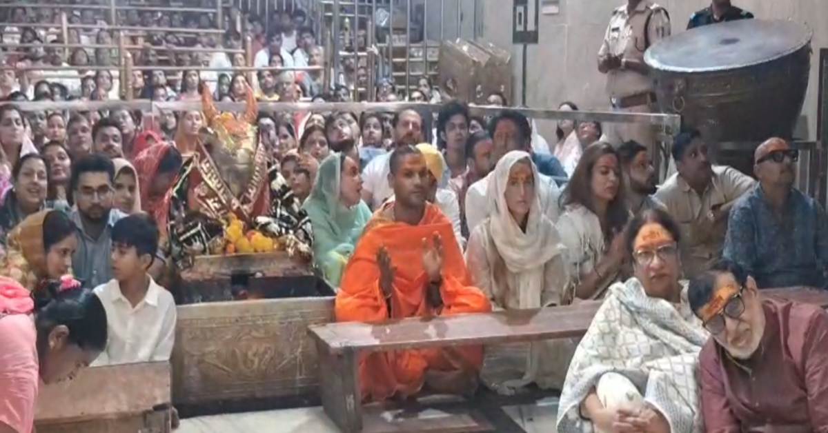 महाकाल की शरण में शिखर धवन: भगवान महाकालेश्वर के किए दर्शन, नंदी हाल में बैठकर लगाया ध्यान, पूजा-अर्चना के बाद कही ये बात