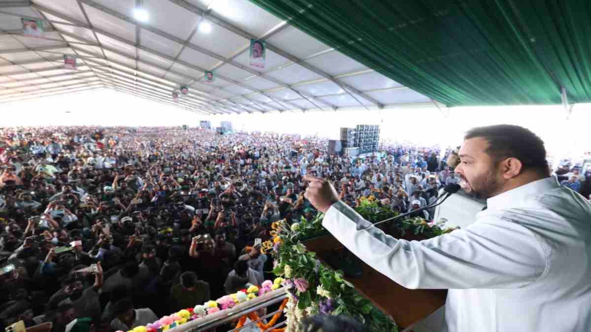 तेजस्वी यादव ने कहलगांव से किया चुनावी शंखनाद, दिया एक और नारा, ‘भाजपा भगाओ-बिहार बचाओ’
