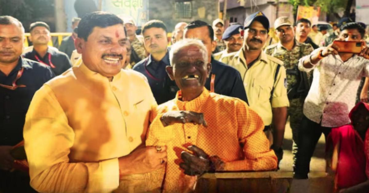 CM डॉ मोहन ने उज्जैन में कुष्ठ रोगियों के साथ मनाई दीपावली: मिठाई-पटाखे और उपहार भी बांटा, दीये और पूजन सामग्री खरीदी