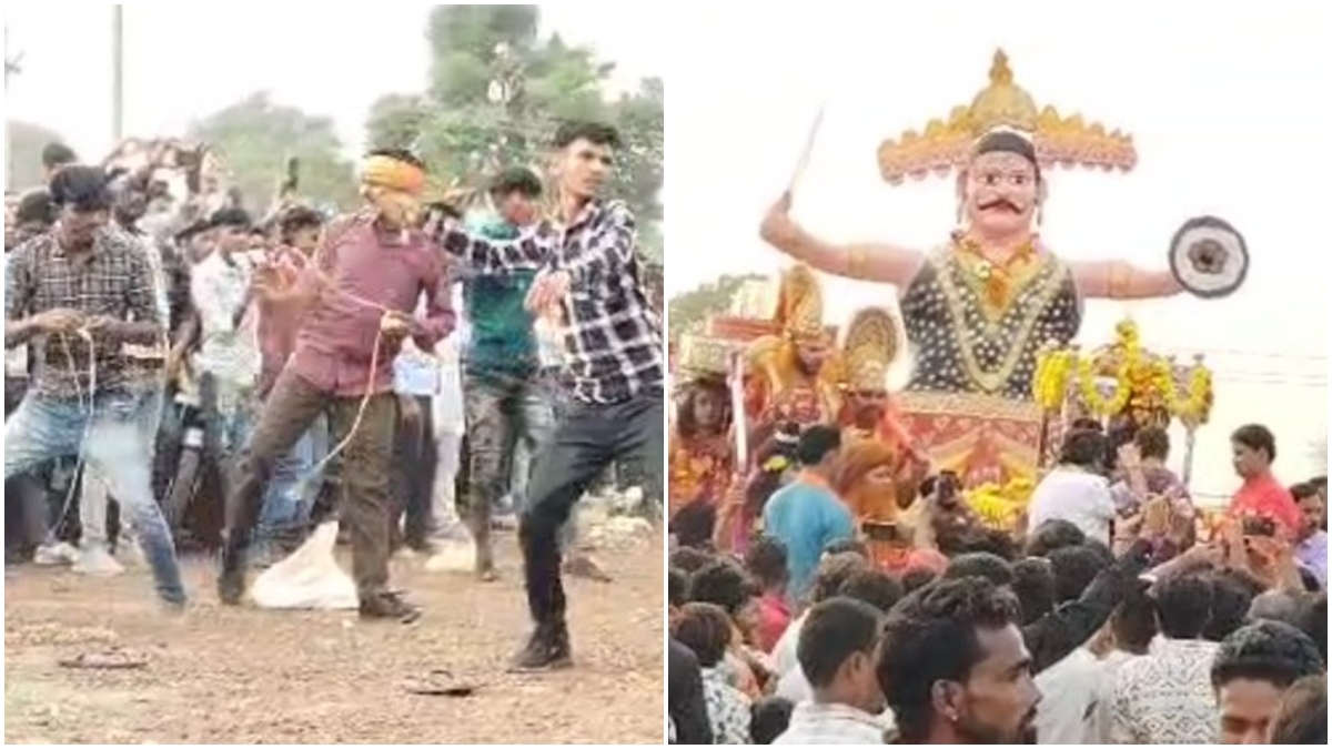 पत्थरों की बरसात, और हजारों की भीड़… आस्था के नाम पर जानलेवा खेल, युद्ध में रावण की सेना बरसाती है राम दल पर पत्थर