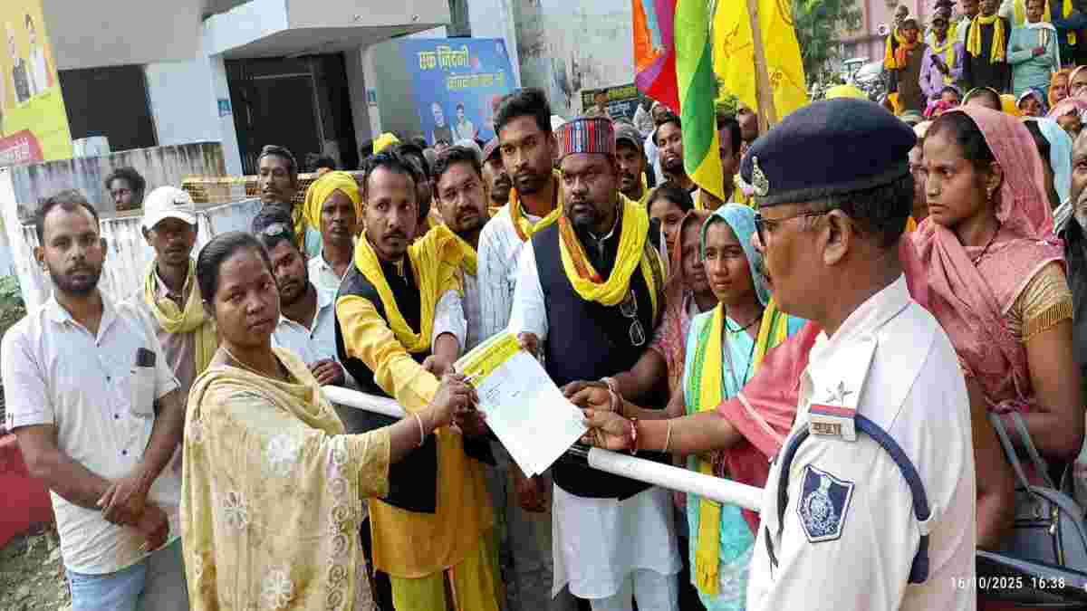 नगरपालिका में भ्रष्टाचार के खिलाफ गोंगपा का हल्ला बोल: कार्रवाई नहीं होने पर दी आंदोलन की चेतावनी