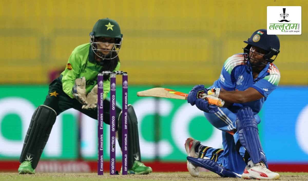 Women’s World Cup 2025, IND W vs PAK W: भारत ने पाकिस्तान को दिया 248 रन का लक्ष्य, अर्धशतक से चुकी हरलीन, डायना ने झटके 4 विकेट