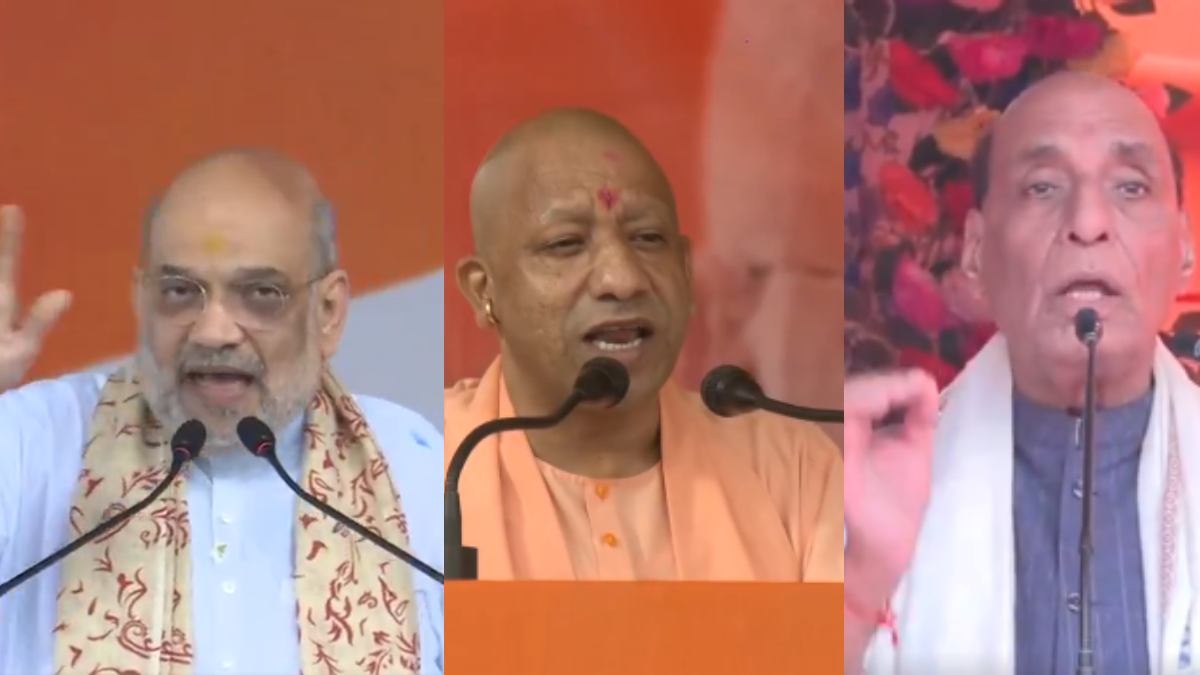 बिहार चुनाव में NDA के दिग्गजों की गर्जना, योगी, अमित शाह और राजनाथ सिंह ने महागठबंधन पर साधा निशाना