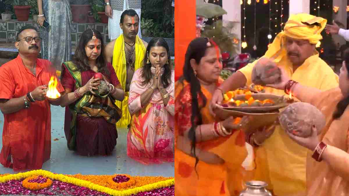 बिहार में छठ महापर्व की धूम: घाटों पर उमड़ी श्रद्धालुओं की भीड़, नेताओं ने की पूजा-अर्चना