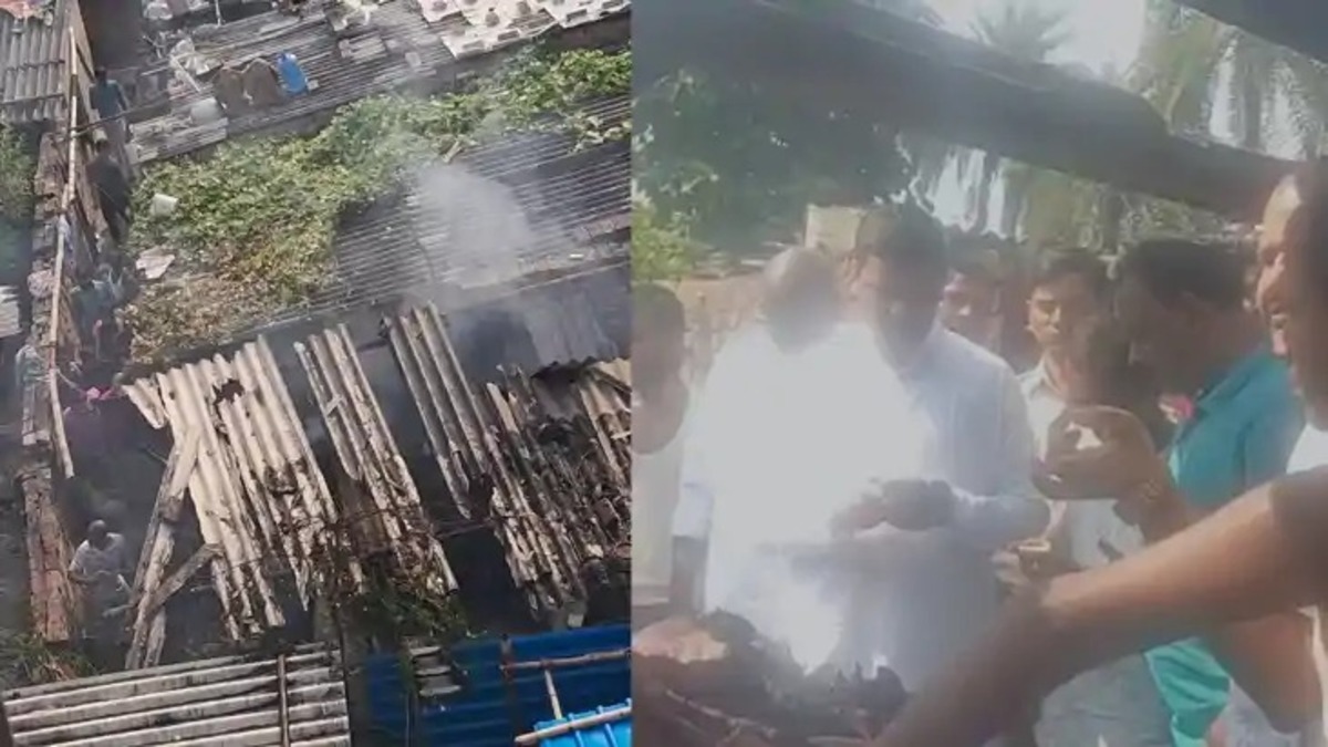मुजफ्फरपुर में गैस सिलेंडर फटा, आठ लोग झुलसे कई मासूमों की हालत नाजुक, आधा दर्जन घर जलकर राख