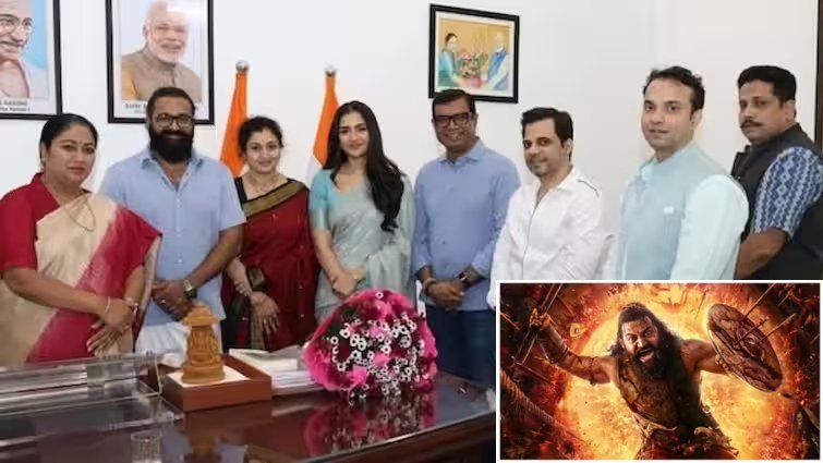 CM रेखा गुप्ता ने की ‘कांतारा’ की टीम से मुलाकात, फिल्म की खुलकर सराहना की ; बोलीं- भारतीय संस्कृति और आध्यात्मिक परंपराओं को खूबसूरती से दर्शाती है फिल्म