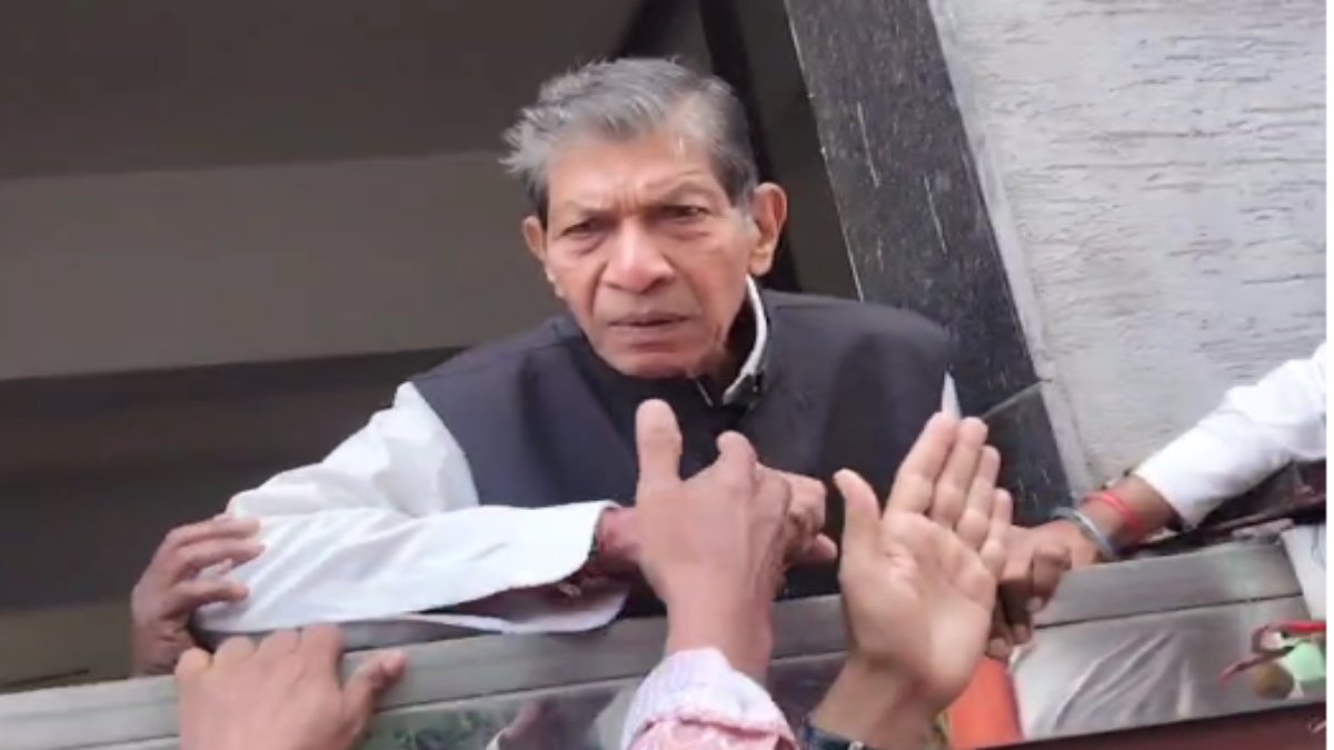 कलेक्टर हटाओ मांग : पूर्व गृहमंत्री ननकी राम कंवर की रायपुर में घेराबंदी, पुलिस का लगा पहरा