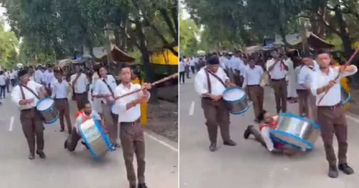पथ संचालन के दौरान स्वयंसेवक की मौत: ड्रम बजाते समय आया हार्ट अटैक