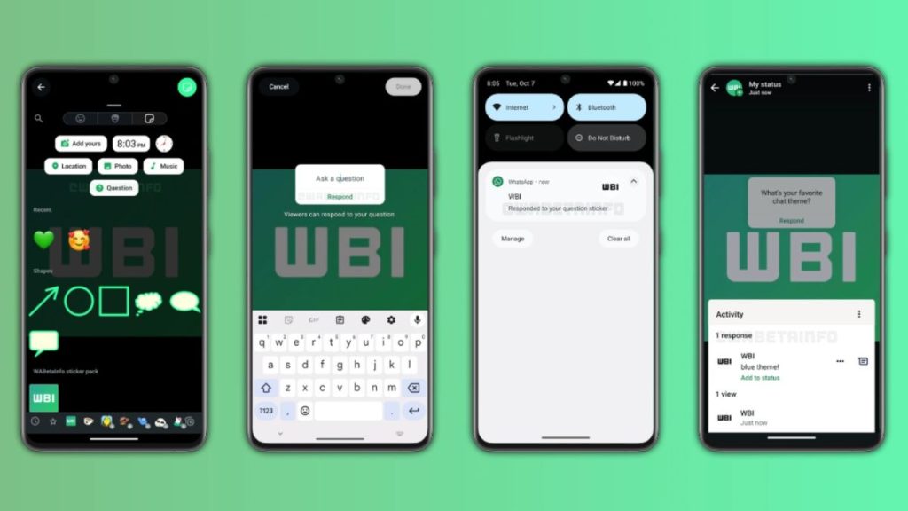WhatsApp Status Question Feature