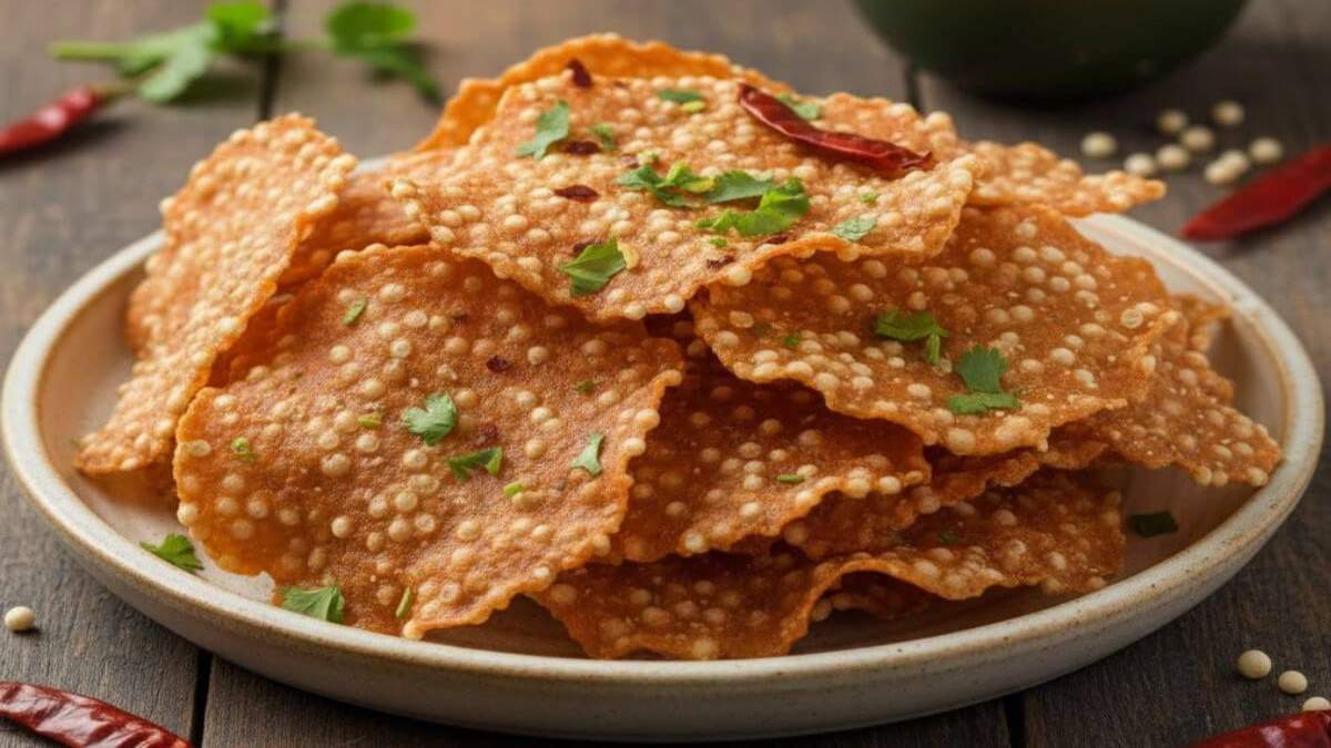 व्रत में भी खाएं चटपटा! ट्राय करें साबूदाना मसाला पापड़ की ये आसान रेसिपी