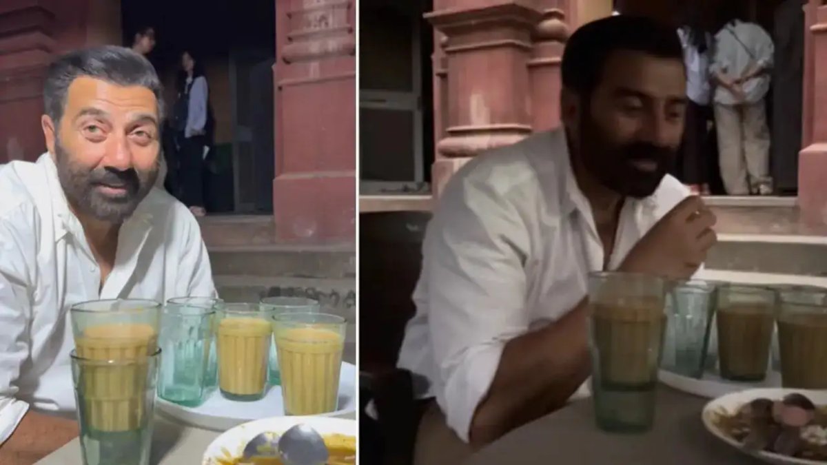 चाय, समोसा और पकौड़ा खाते हुए नजर आए Sunny Deol, वीडियो शेयर कर लिखा- अच्छा खाओ स्वस्थ रहो …