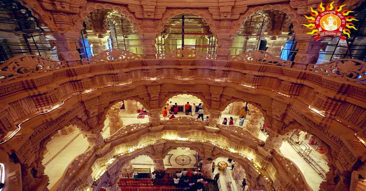श्रीराम मंदिर ट्रस्ट ने जारी की मंदिर की तस्वीर, देखकर हो जाएंगे मंत्रमुग्ध