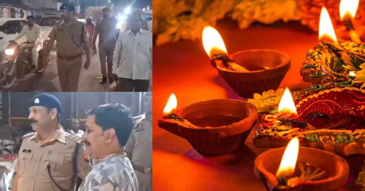 धनतेरस-दिवाली को लेकर पुलिस अलर्ट: सुरक्षा व्यवस्था के पुख्ता इंतजाम, सीओ डेरापुर ने व्यापारियों व जनता से किया संवाद