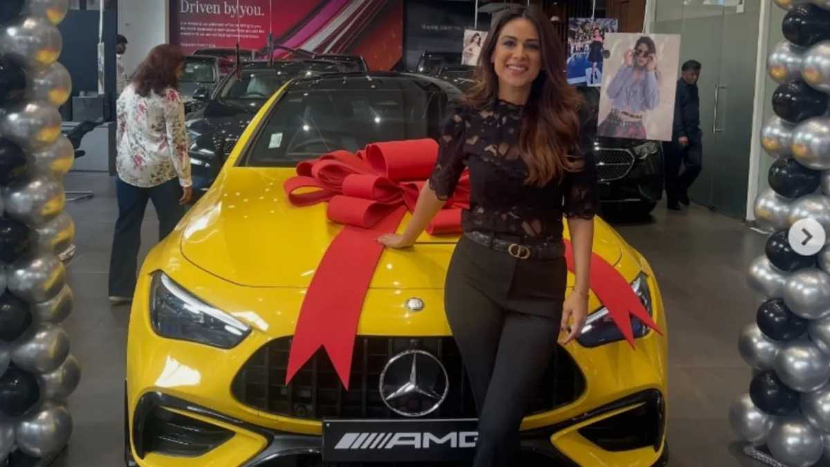 Nia Sharma ने खरीदी 1.50 करोड़ की Mercedes AMG, बोलीं- All Money Gone, EMI चालू!