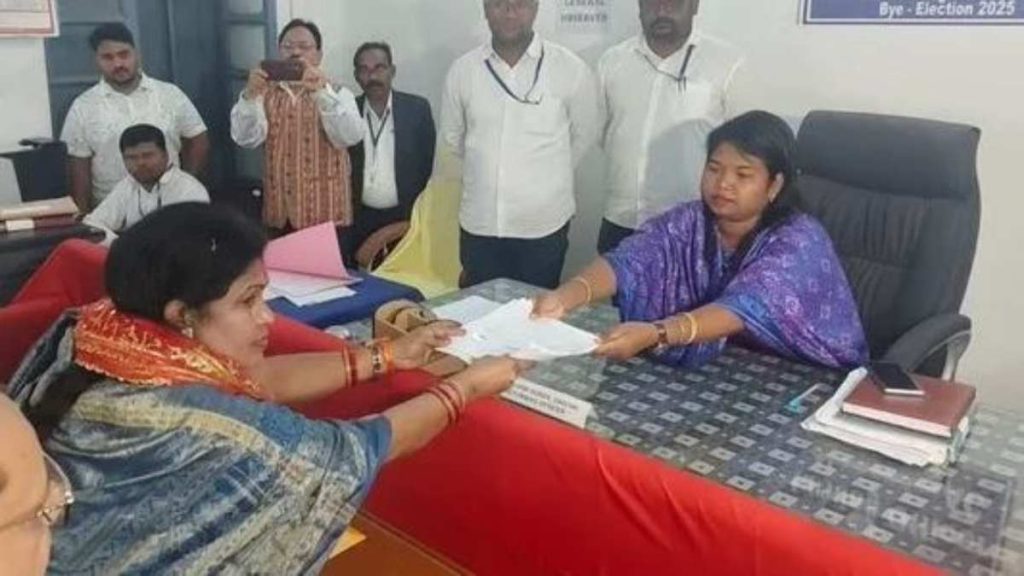 Nuapada Bypoll 2025 BJD Candidate Snehangini Chhuria Nomination