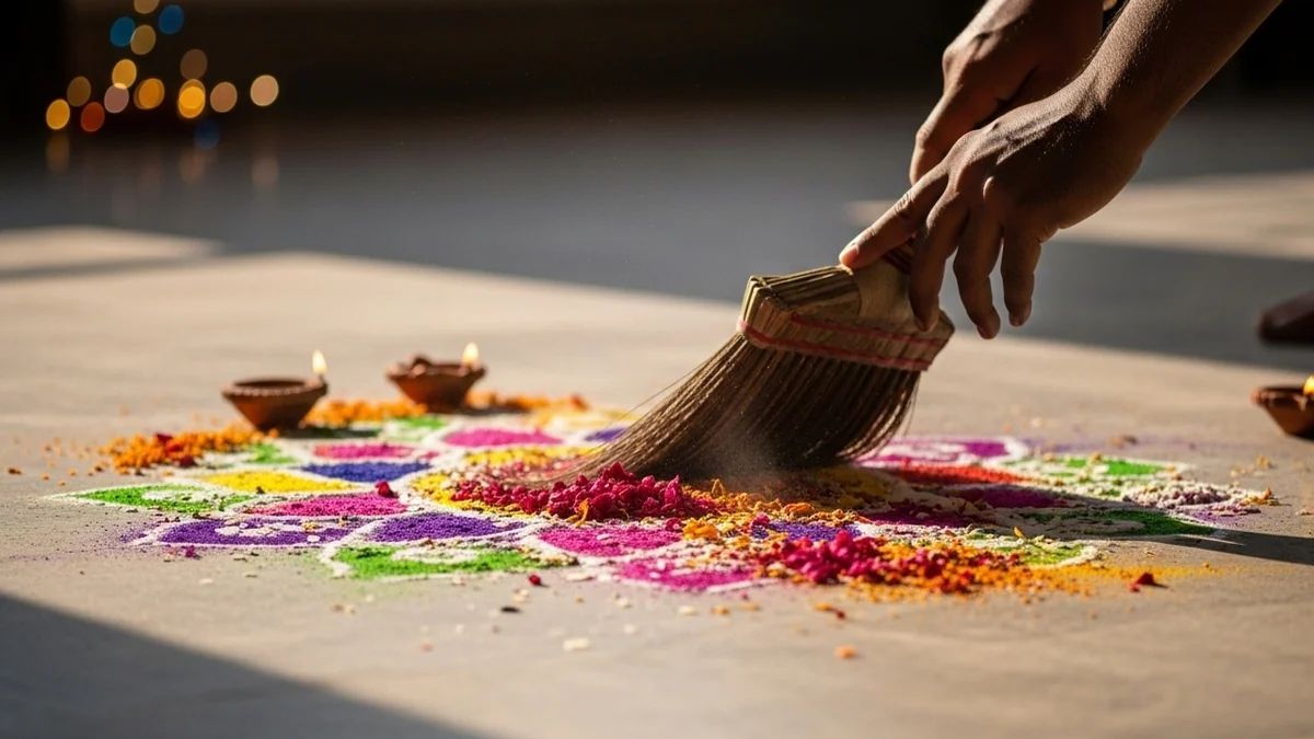 रंगोली, तेल और पटाखों के दाग से परेशान? जानिए टाइल्स को फिर से चमकाने के देसी नुस्खे