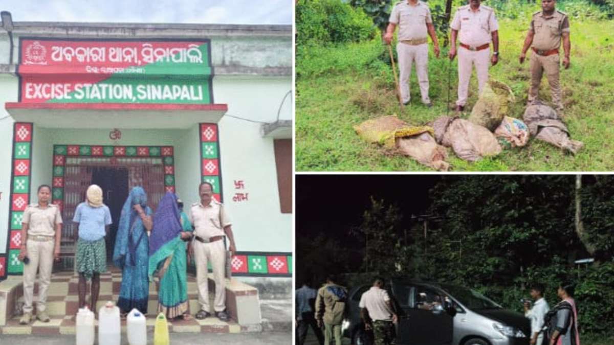 उपचुनाव से पहले नुआपड़ा में बड़ी कार्रवाई: ₹66 लाख की अवैध शराब बरामद, 77 गिरफ्तार