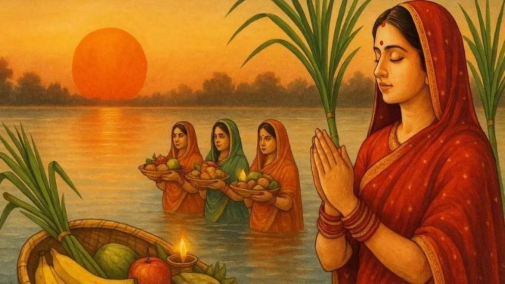 Chhath Puja 2025 Evening Arghya Time