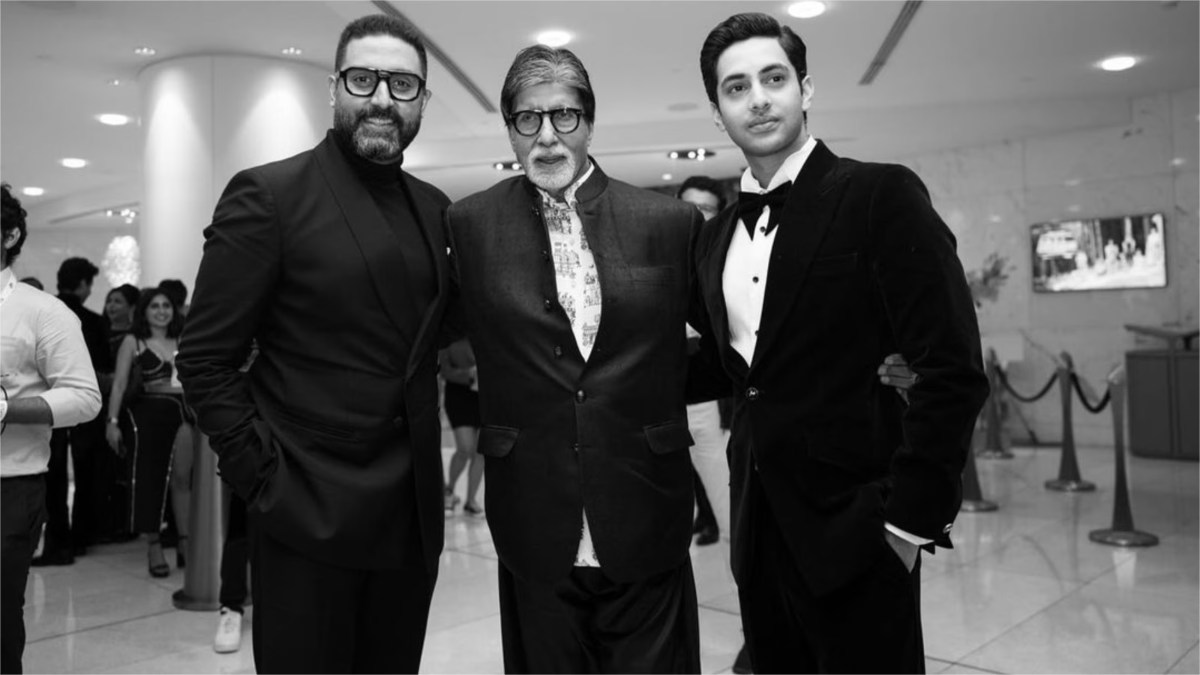 Ikkis का ट्रेलर शेयर करते हुए नाना Amitabh और मामा Abhishek ने की Agastya Nanda की तारीफ …