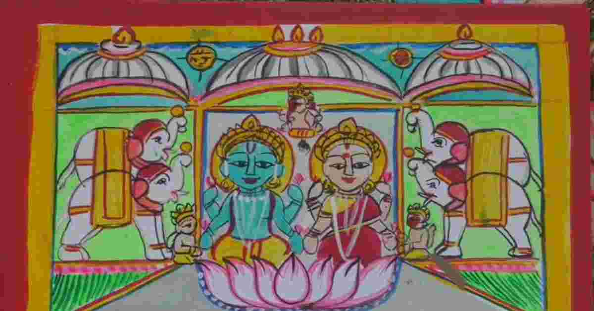 EXCLUSIVE: देवी-देवताओं के जरिये भारतीय संस्कृति को जीवंत कर रही हाथों की कला, पवन कुमारी 6 पीढ़ियों से लक्ष्मी पूजा पन्ना चित्रकारी की विरासत को बढ़ा रही आगे