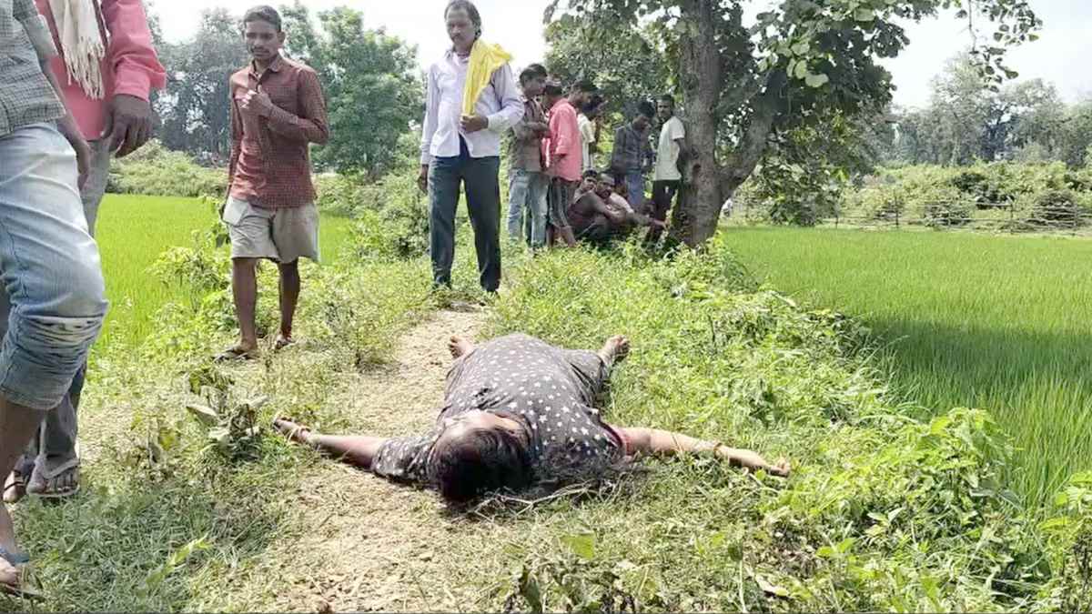 खेत में मिली दंपति की लाश : फंदे पर लटका था पति का शव, मेढ़ पर पड़ी थी पत्नी की लाश, 12 साल पहले हुई थी लव मैरिज