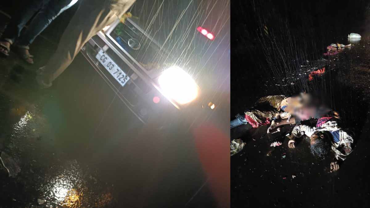 CG News : वाहन की टक्कर से बाइक सवार तीन लोगों की मौत, आरोपी चालक की तलाश में जुटी पुलिस
