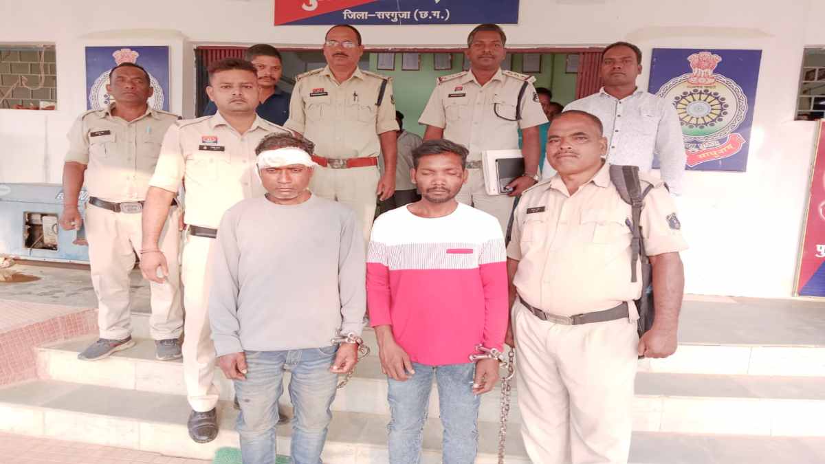 दोहरे हत्याकांड का खुलासा : 24 घंटे के अंदर दो आरोपी गिरफ्तार, बकरी चुराने की थी पति-पत्नी की हत्या